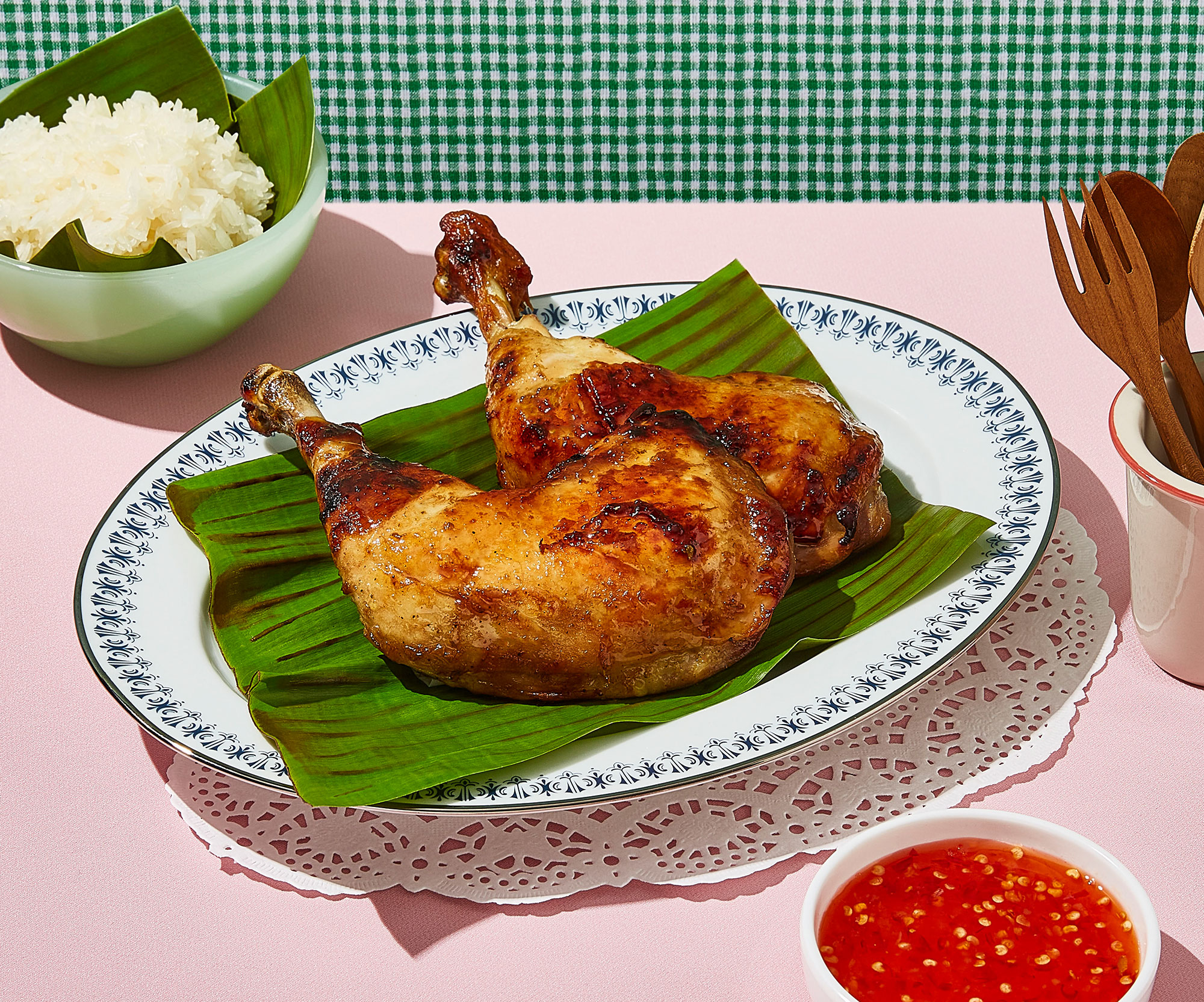 Thai Grilled Chicken Gai Yang Tepa